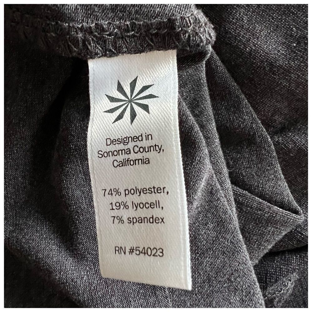 Athleta Open Back Flexlight Grey Top Size Small - Picture 5 of 5